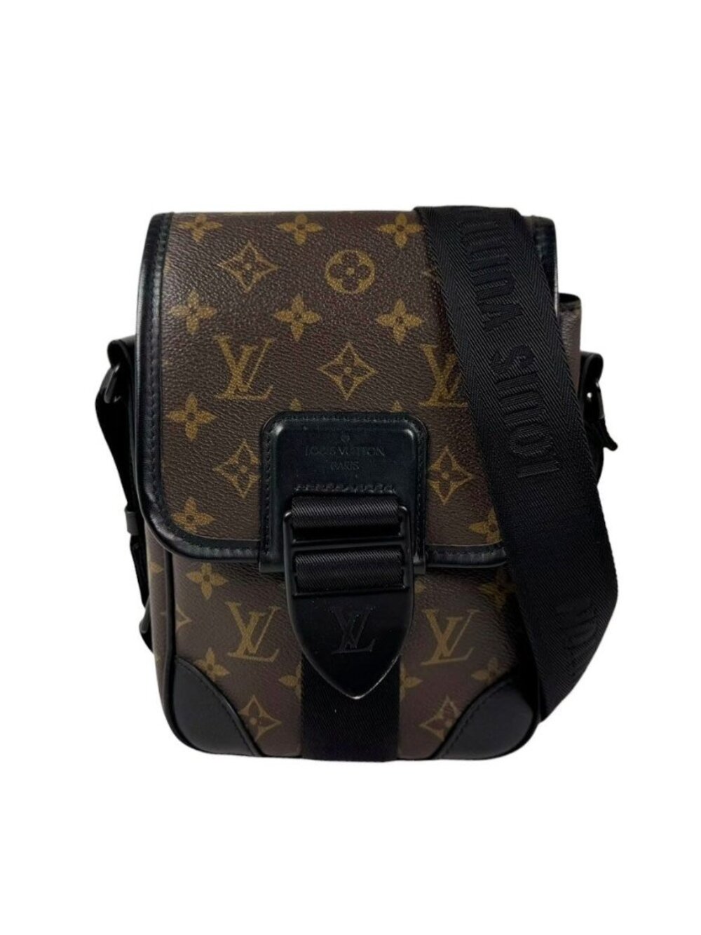 Louis Vuitton Shoulder Bag Monogram Macassar Archie Messenger